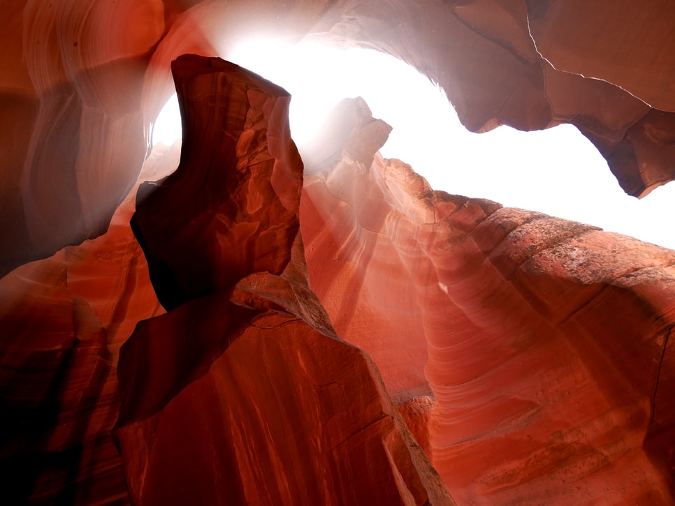The iconic sandstone walls of Upper Antelope Canyon