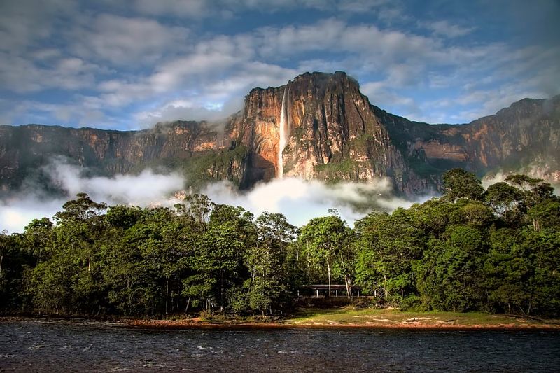 Front view of Angel Falls