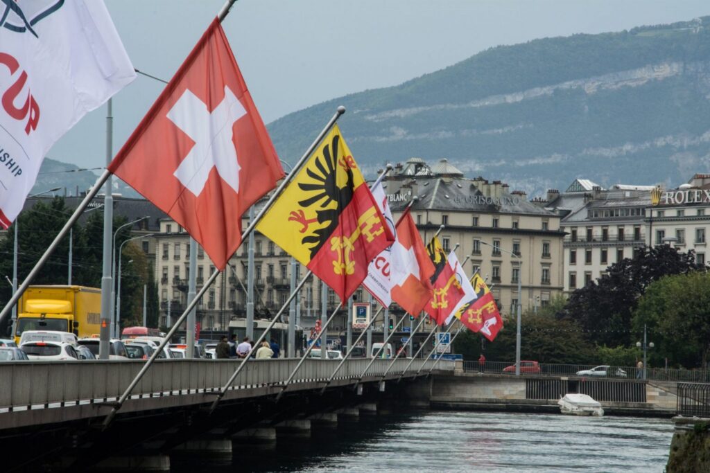Switzerland flags