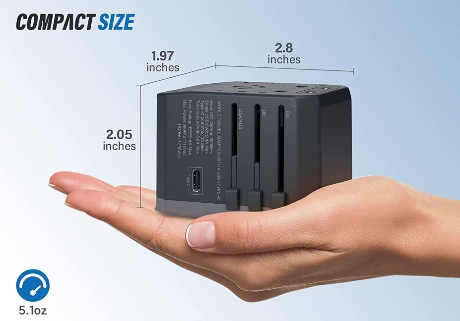 EPICKA Universal Travel Adapter 