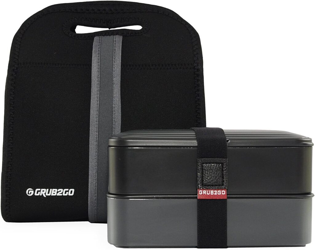 GRUB2GO Premium Bento Box + Lunch Bag