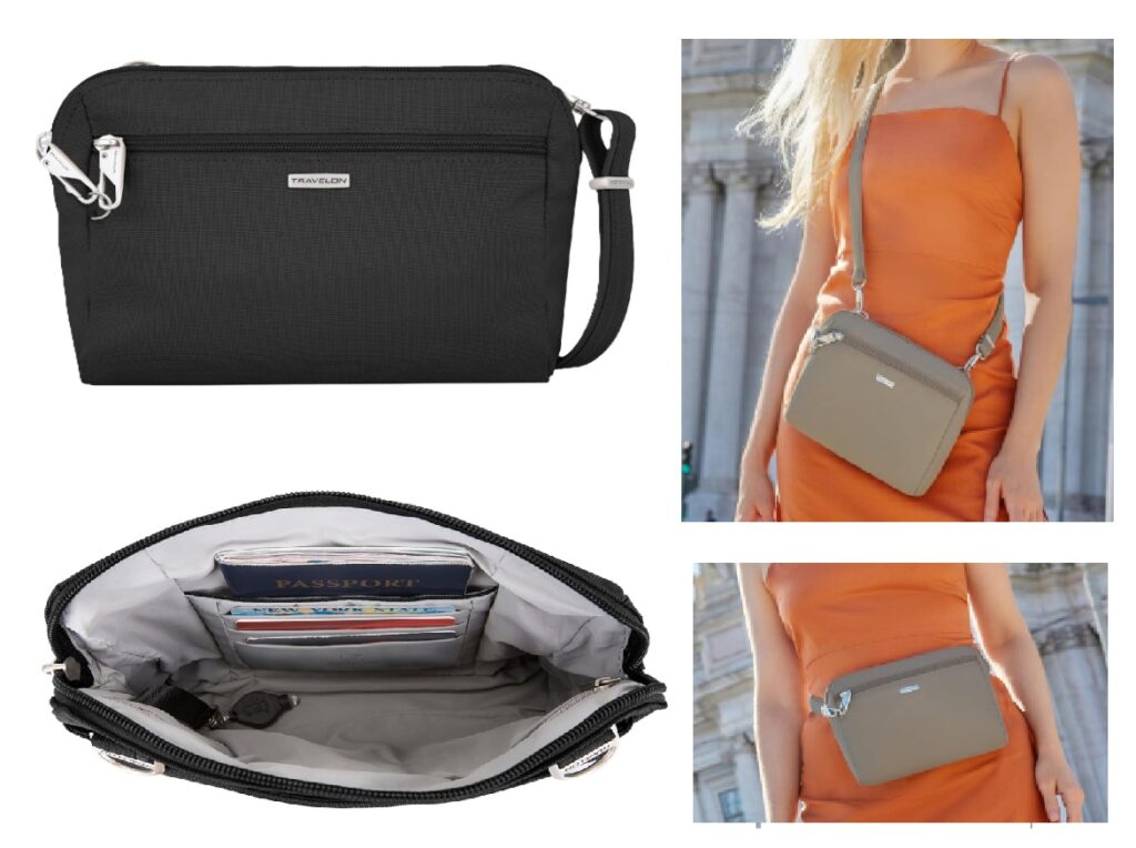 Travelon Anti-Theft Classic Convertible Crossbody & Waist Pack