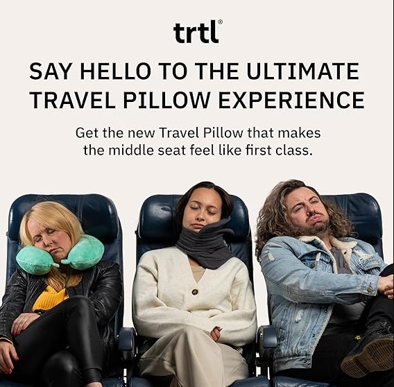 trtl Travel and Airplane Pillow